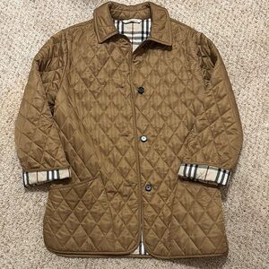 Brown Burberry jacket